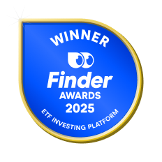 Finder Awards — Winner, ETF Investing Platform 2025