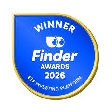 Finder Awards — Winner, ETF Investing Platform 2026