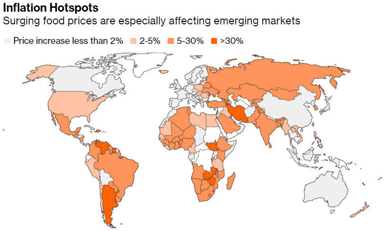 Inflation hotspots